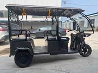 Nouveau design, tricycle électrique pour adultes, 800W, 60V, carrosserie ouverte en acier, tricycle à trois roues pour passagers, vitesse de 30 à 50 km/h, 2 passagers, CE