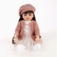 Muñeca Bebé Reborn Realista con Rostro Regordete, Cuerpo de Vinilo y Goma Suave, Muñeca de Juguete, Linda Muñeca de Simulación para Niños, Regalo de Colección
