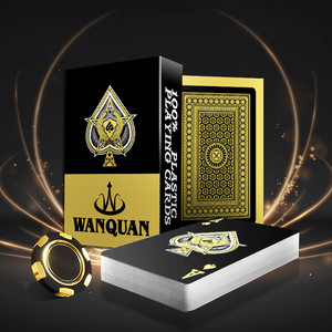 Haute qualité étanche PVC pur noir cartes à jouer numéro de modè<span class=keywords><strong>le</strong></span> personnalisé boîte emballage imprimé <span class=keywords><strong>Poker</strong></span> Technique matière première - Product Image 3
