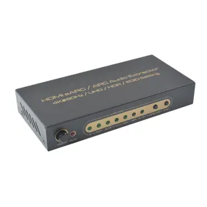 Аудио экстрактор V2.0 HDMI-HDMI + наушники UHD/HDR/EDID HDMI ARC 5,1