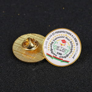 Insignias Metálicas Personalizadas, Broches de Esmalte de Aleación con Cierre de Mariposa, Emblemas Escolares y Empresariales, Formas Irregulares, Regalos Empresariales - Product Image 4