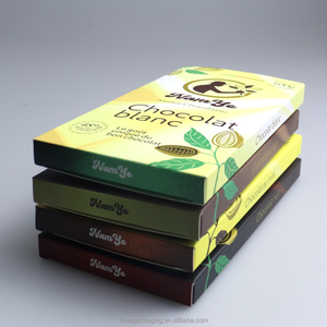 Boîte d'emballage en carton blanc personnalisée pour barres <span class=keywords><strong>chocolat</strong></span>ées, adaptée au régime cétogène et faible en glucides - Product Image 2