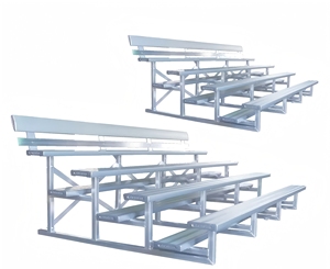 portable stadium 3 Rows Portable Stadium Outdoor Indoor Grandstand Aluminum Baseball Metal Bleachers Seating for Sale - Product Image 3