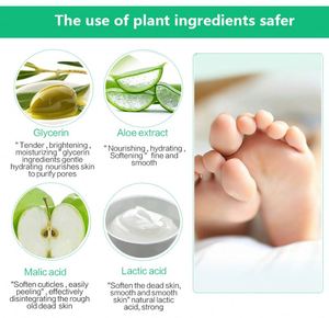 EFERO Aloe soluzione originale esfoliante riparazione calze allattanti maschera per i piedi rimuovere la pelle morta tacchi Peeling crema per i piedi - Product Image 4