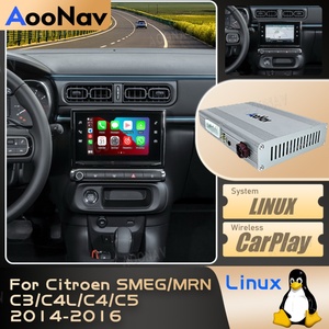 Linux System Mirror Link Box <b>for</b> Citroen SMEG/MRN C3/C4L/C4/C5 2014-2016 Wireless Apple CarPlay Upgrade <b>Car</b> Radio Adapter - Product Image 2