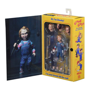 NECA Figura de Acción Ultimate Chucky Good Guys El Regreso del Muñeco Diabólico Modelo con Rostro Intercambiable Juguetes - Product Image 1