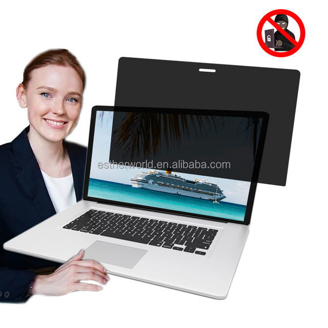 Laptop Screen Protector 15.6 Inch 13.3 14 Privacy Filter 28 Degree Viewing Angle Anti-spy Easy Installation Anti-Glare PET