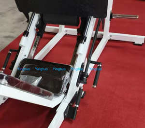 Prensa de piernas bilateral, prensa de piernas lineal, gimnasio comercial, entrenamiento de fuerza, equipo de Fitness, placa cargada, prensa de piernas de 45 grados - Product Image 2