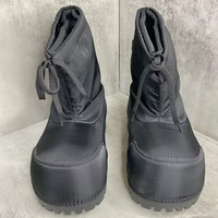 Bottes de Ski à Plateforme Chaudes Mi-Mollet Unisexe Homme Fabriquées Sur Mesure, Semelle Épaisse Vintage Gros Orteil Neige Chevalier Luxe Femme Mi-Mollet