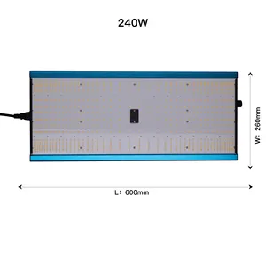 2024 desain baru 240W 480 W papan Panel tumbuh spektrum penuh Lm301H Lm301B 780nm merah jauh 480 Watt lampu tumbuh Led