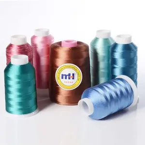 120D/2 100% Viscose Rayon Embroidery Thread Silk Thread for Computer Embroidery