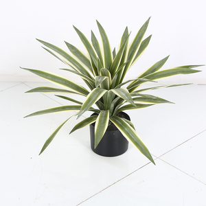 Hermosa <span class=keywords><strong>espada</strong></span> lily gladiolo 65cm borde blanco plantas artificiales en el interior - Product Image 2