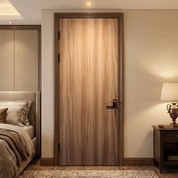 Portes intérieures modernes en WPC, PVC, MDF et mélamine pour chambres à coucher, maisons, appartements et hôtels