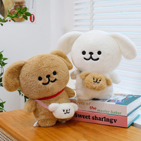 Boneka Plush Kawaii Anjing dengan Tas Berbagai Ukuran Harga Pabrik Boneka Plush untuk Anak-Anak Bantal Boneka Berkualitas Tinggi