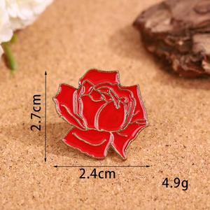 ブラシ技術で製造されたエナメルヒンジ付き金属ピンラペルピン用エンジェルアーマー - Product Image 3