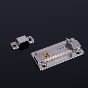 Stainless Steel Door Latch 4 Inches Brushed Finish Heavy Duty Pins Industrial Design Easy Installation - Product Image 3