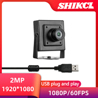 Module de caméra USB Full HD 1080P 60FPS 2MP COMS, caméra industrielle, WDR, webcam basse luminosité pour la reconnaissance faciale, l'acquisition d'images