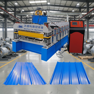 Máquina perfiladora de chapa para techos de acero TR4+TR5 IBR con motor, engranajes y rodamientos - Product Image 1