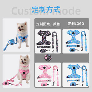 Venta al por mayor personalizado de poliéster Collar para mascotas de suministro de neopreno suave acolchado mascota ajustable Collar para perros - Product Image 3