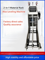 Machine de déroulage et de redressement intégrée 2-en-1 à servomoteur NC robuste avec presse à poinçonner pour matériaux en bobine pour fil et tuyaux