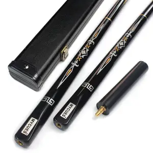 High Quality Carbon Fiber 1/3 Billiard 17oz Pool Cue With 13mm Tip For Sale