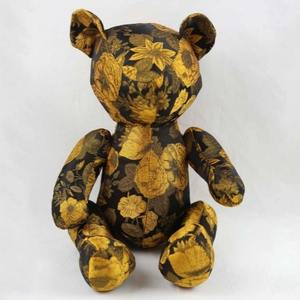 Oro nero stampato orso arredamento per la casa e giocattoli Non Legacy culturali creativi regali etnici PP cotone pieno di peluche - Product Image 5