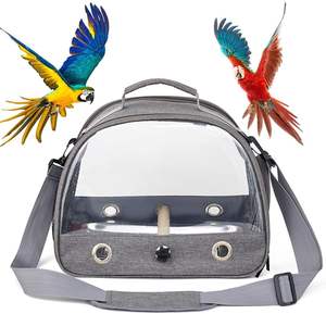 Cage à perroquet respirante légère pour oiseaux avec bâton de support en bois amovible et sac de <span class=keywords><strong>cages</strong></span> à oiseaux à longue bandoulière - Product Image 3