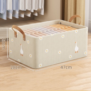 Caja de almacenamiento plegable a prueba de polvo con marco de acero para familias, organizador de ropa - Product Image 6