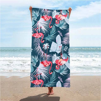 Wholesale Luxury Beach Towels Soft Lightweight Sand-Free Custom Candy-Themed Logo Striped Dry Fast Soft Beach Towel