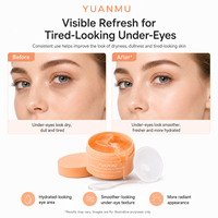 Patchs pour les yeux au glutathion, à l'acide kojique, au collagène et à la vitamine C, anti-cernes, anti-âge, anti-rides, hydratants, nourrissants, blanchissants