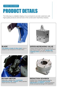 Cisailles hydrauliques pour excavatrice, <span class=keywords><strong>cisaille</strong></span> de démolition pour béton et acier, <span class=keywords><strong>cisaille</strong></span> hydraulique rotative pour ferraille - Product Image 4
