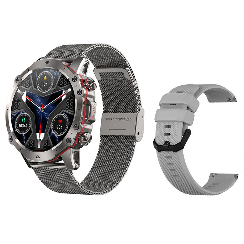 Hook silver steel+silver silicone