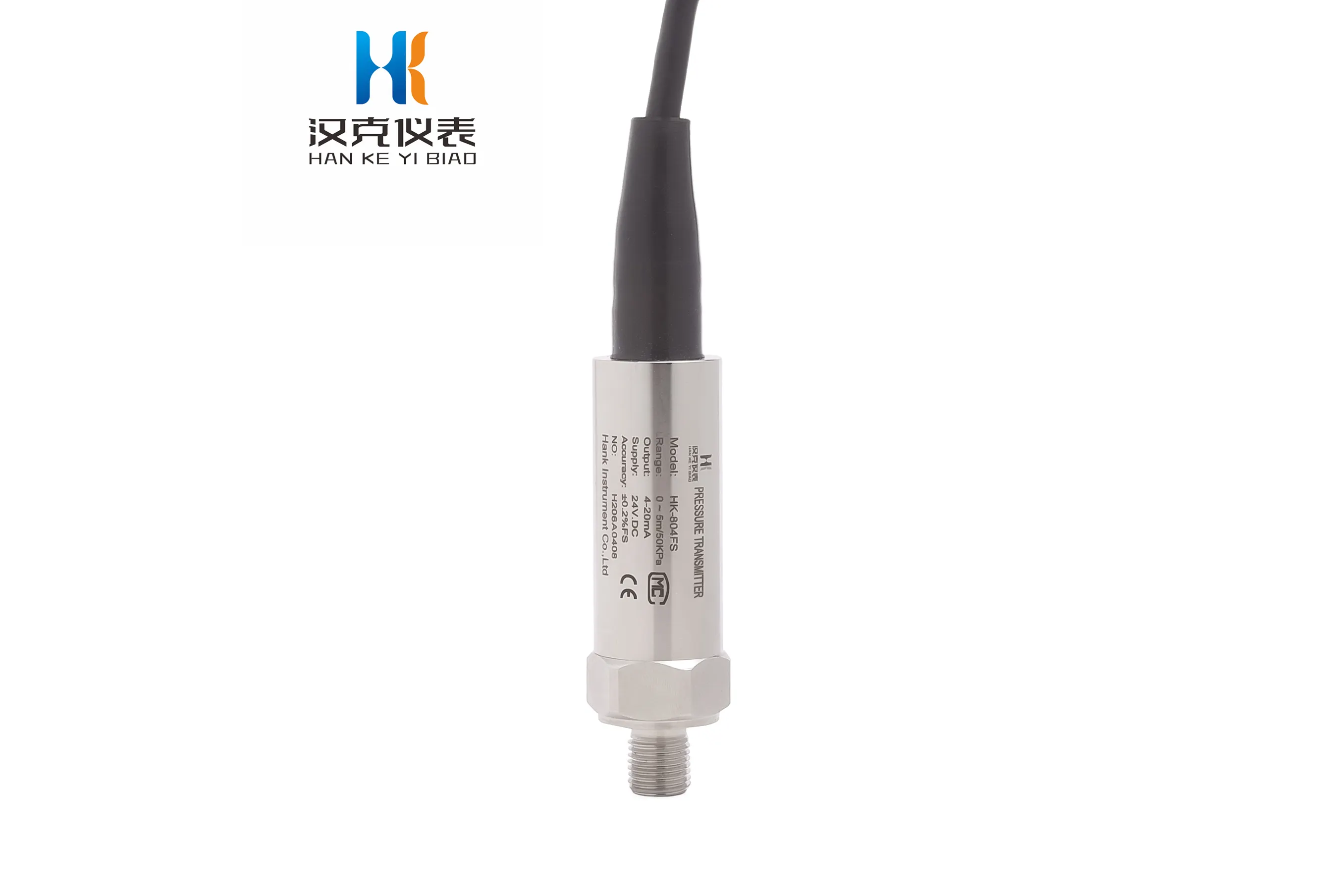 Sensore di pressione trasmettitore di pressione trasduttore di pressione 304 in acciaio inox ad alta precisione 4-20mA