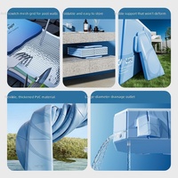 Piscine pliable non gonflable, portable, robuste en PVC, pour petits commerçants, vente directe d'usine, OEM
