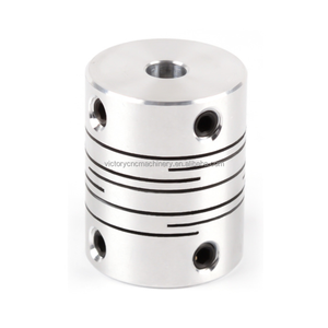 طقم اقتران كهربائي من الفولاذ المقاوم للصدأ D16mm L18mm باستخدام الحاسب الآلي جهاز تشفير <span class=keywords><strong>CNC</strong></span> طقم اقتران شعاع حلزوني على شكل برغي - Product Image 4