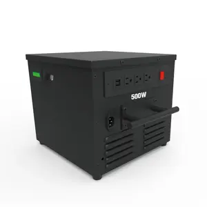 500W Portable Power Station Solar Generator Power Station Emergency Power Supply for Home