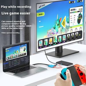 4 in 1 USB <b>C</b> Hub 3.0 Multi-Function <b>Type</b> <b>C</b> HDTV <b>Adapter</b> Converter 4K HDTV SD Docking Station ABS Laptop Charging Data Cable - Product Image 5
