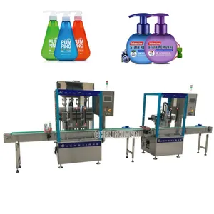 Automatic toothpaste pump bottle filling capping machine cosmetic cream filling machine