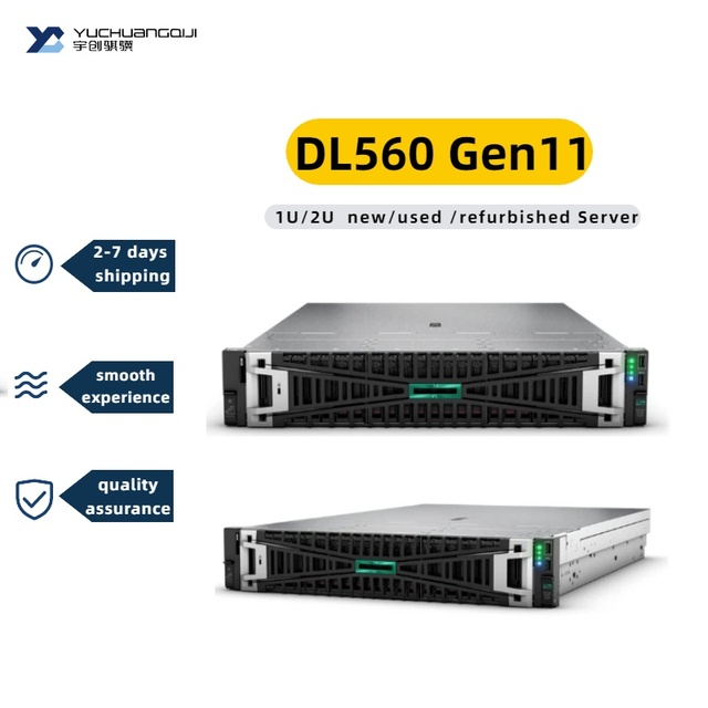 Genuine New HPE DL560 Gen11 4S Rack Server Xeon Platinum 8460H 8SFF MR416i 1600W High Density Enterprise Server