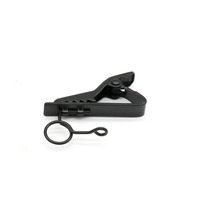 Microphone cravate avec clip métallique, pièces de rechange pour microphone, clip de col pour chemise