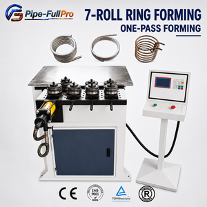 เครื่องรีดท่อวงแหวน 7 ลูกกลิ้ง CNC อัตโนมัติเต็มรูปแบบ อุปกรณ์ขึ้นรูปท่อสแตนเลสที่มีความแม่นยำสูง - Product Image 1