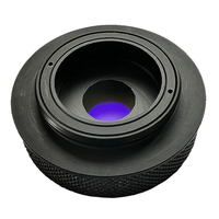 Ouverture IRIS réglable PVS14 Iris 1.5 ~ 22mm avec module de lentille d'objectif en verre sacrificiel anneau adaptateur de rénovation bricolage