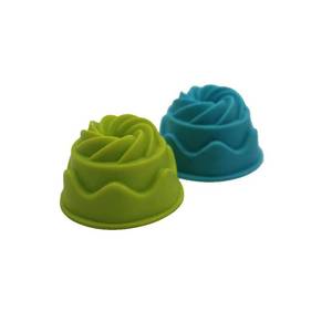 Flexible Silicone Mini Round Cake Molds <b>Small</b> Nonstick Swirl Gugelhupf Baking <b>Pans</b> - Product Image 2