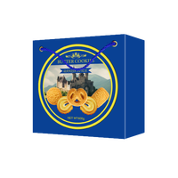 Biscuits au beurre danois en boîte bleue et en boîtes métalliques, emballage cadeau, vente en gros de biscuits et de biscuits au beurre