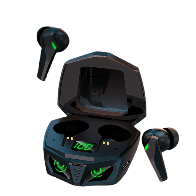 P50 TWS Wireless Earphones BT 5.4 Low Latency Gaming Headset HiFi Sound Waterproof LED Breathing Light ENC Type-C 10m Touch