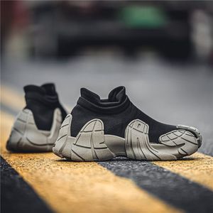Scarpe <span class=keywords><strong>da</strong></span> Corsa Casual <span class=keywords><strong>da</strong></span> Uomo con Superficie in Rete Traspirante, Suola Spessa, Slip-On per Primavera, Estate, Autunno, Inverno e Tempo Libero - Product Image 4