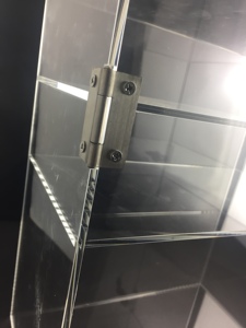 Vetrina Espositiva Portatile a 3 Livelli con Serratura in Acrilico/<span class=keywords><strong>Plexiglass</strong></span>/PMMA, Superficie Lucida e Riciclabile - Product Image 5