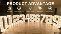 Letras 3D Personalizadas para Exteriores, Letras Acrílicas No Luminosas, Letrero con Logotipo Empresarial, para Edificios, Oficinas, Hogares, Automóviles, Hoteles, Bares