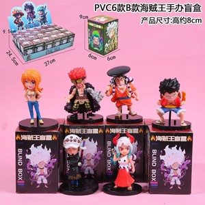 24 pièces / ensembles de figurines d'action <span class=keywords><strong>One</strong></span> <span class=keywords><strong>Piece</strong></span> de l'<span class=keywords><strong>anime</strong></span> japonais, boîte surprise Luffy, Zoro, Nami, Chopper, jouets en PVC, boîte surprise pour enfants, cadeau - Product Image 6