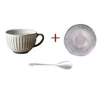 Tasse à eau avec grande bouche en grès, pour le café, en céramique, pour le petit déjeuner